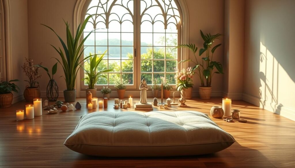 sacred space for chakra balancing