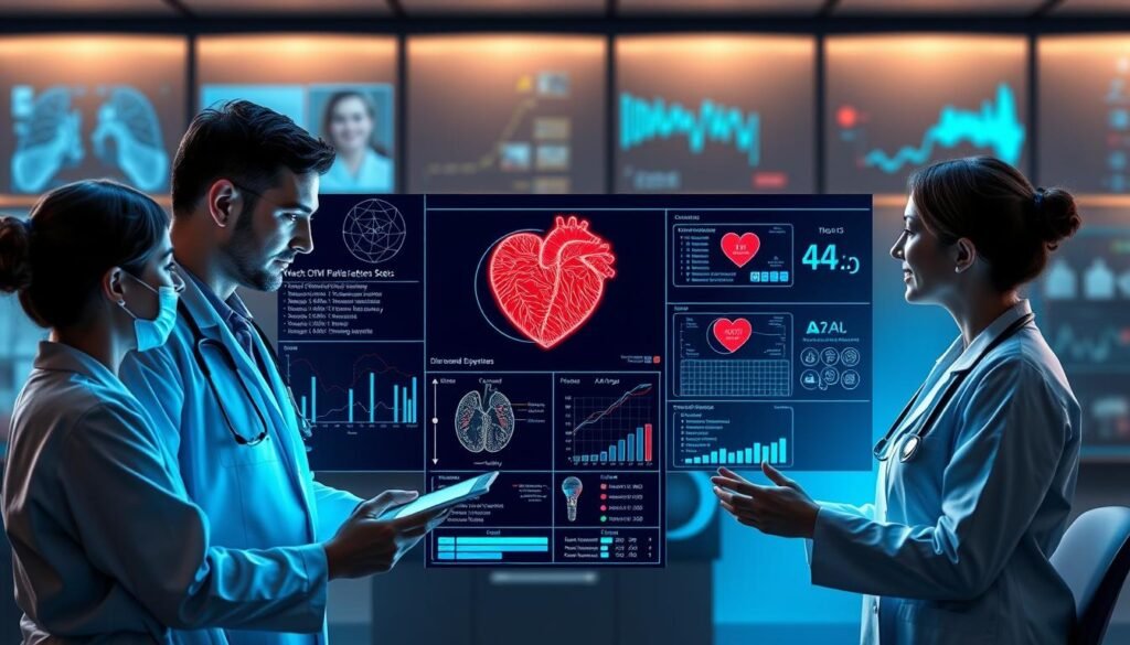 Healthcare professionals and AI working together to predict and prevent heart disease