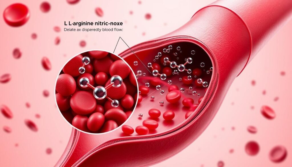 L-arginine nitric oxide blood flow